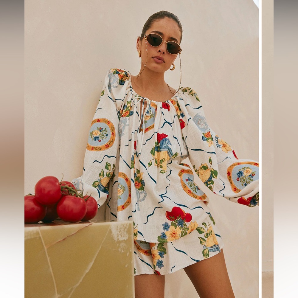 Italian Inspired Top & Skirt Set